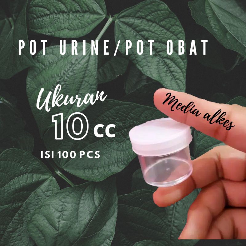 Jual POT URIN POT SALEP UK 10 CC 1PAK ISI 100 Shopee Indonesia