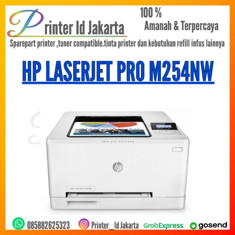 Jual Printer Hp Laserjet Pro M254nw Color Indonesia Shopee Indonesia