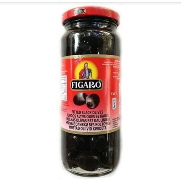 Jual Figaro Pitted Black Olives 450gr Shopee Indonesia