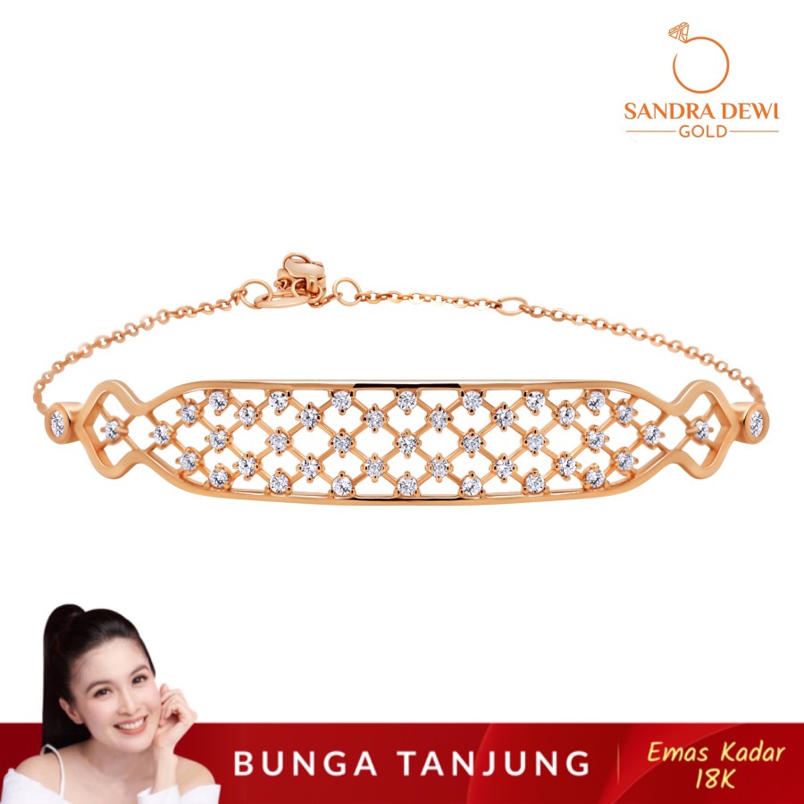 Jual Gelang Lace Series A Sandra Dewi Emas K Bunga Tanjung