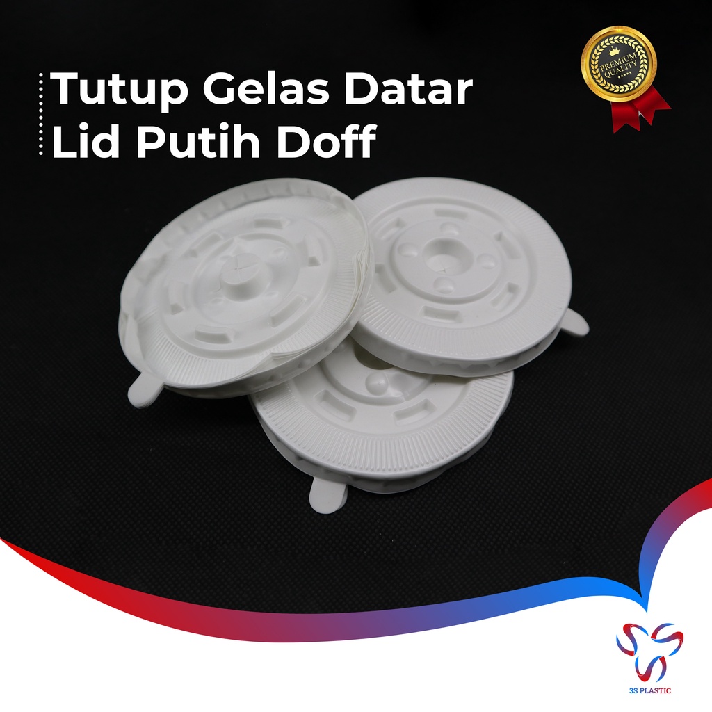 Jual Tutup Gelas Datar Putih Bening Ukuran Oz Oz Oz Oz Gelas