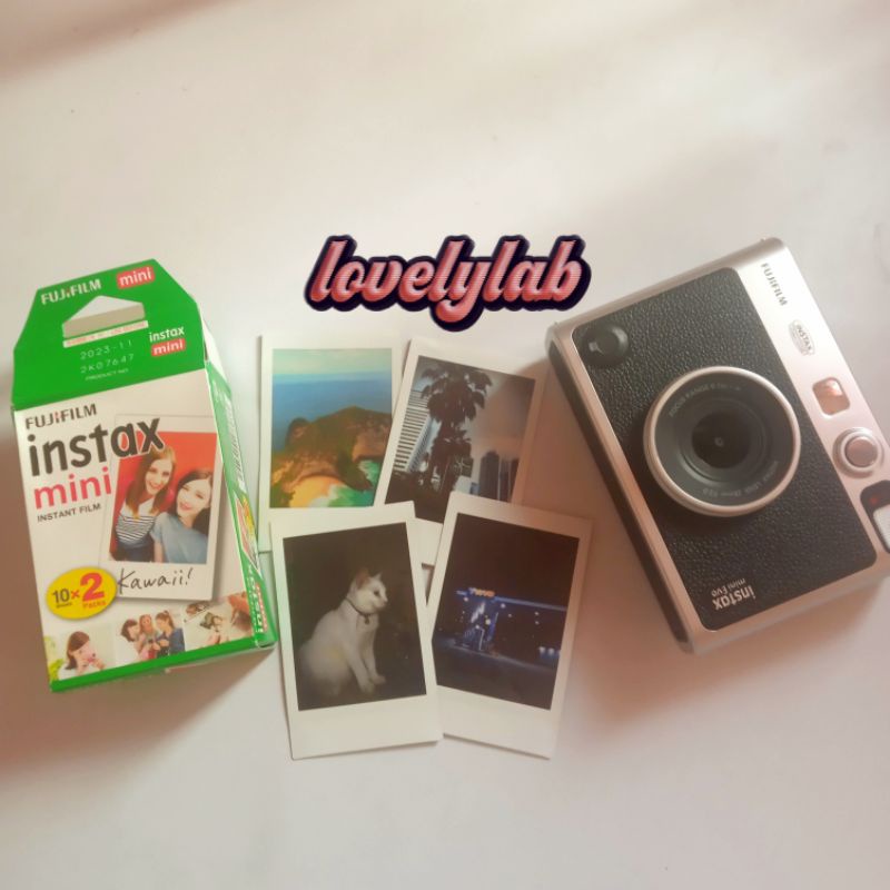 Jual CETAK FOTO POLAROID INSTAX MINI EVO ASLI 1 HARI JADI COD MURAH