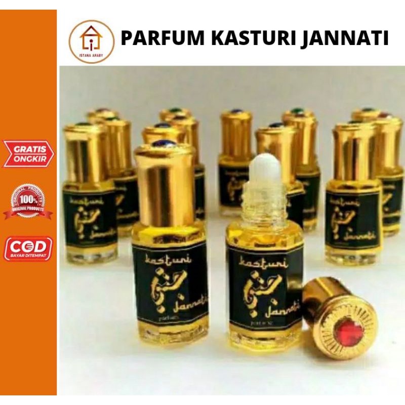 Jual Parfum Kasthuri Jannati Non Alkohol Ml Parfum Kasturi Parfum