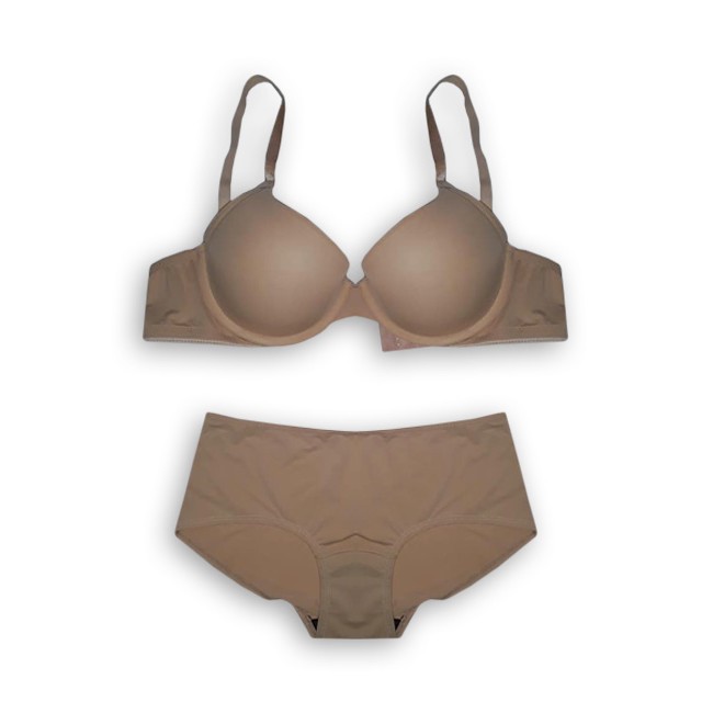 Jual Bra Set Amitie Daily Wear Padded Nude Shopee Indonesia