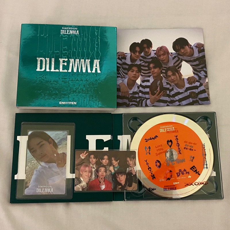 Jual Album Enhypen Dimension Dilemma Essential Ver Unsealed Shopee