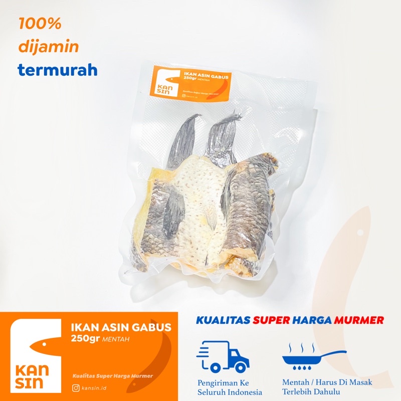 Jual Ikan Asin Gabus SUPER 250 Gr Shopee Indonesia