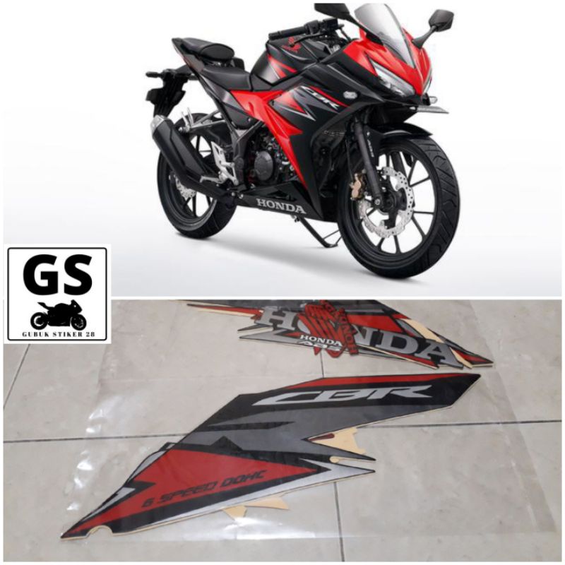 Jual STRIPING STIKER LIS BODY MOTOR HONDA CBR 150 R TAHUN 2020 ABS