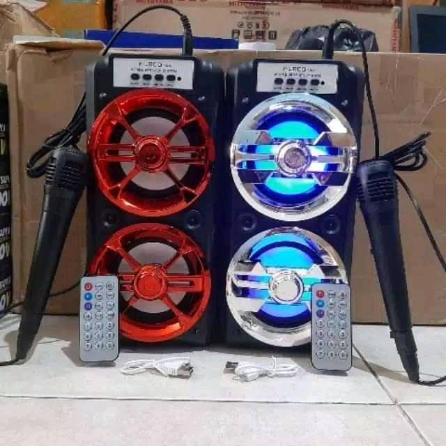 Jual Speaker Bluetooth Fleco Free Mic Ya Bossku Shopee Indonesia