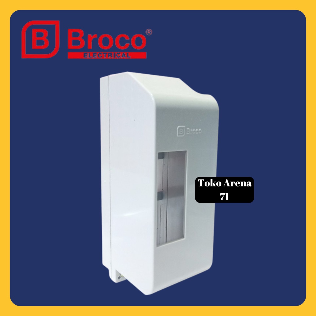 Jual BROCO BOX MCB 1 GROUP OUTBOW TEMPEL BOX MCB BROCO 17101 1P PB