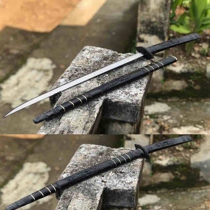 Jual Katana Samurai Kayu Pedang Legendaris Hitam Shopee Indonesia