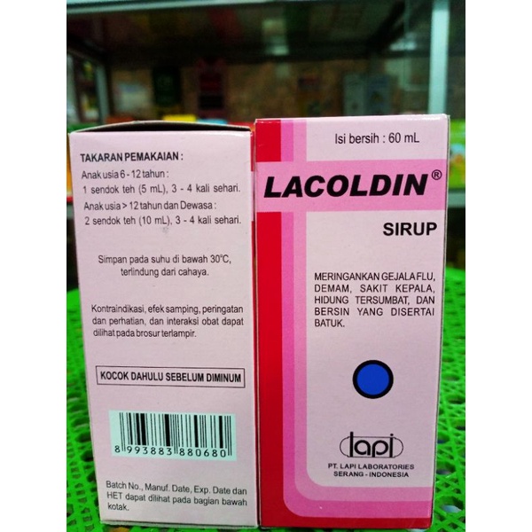 Jual Lacoldin Syrup Ml Shopee Indonesia