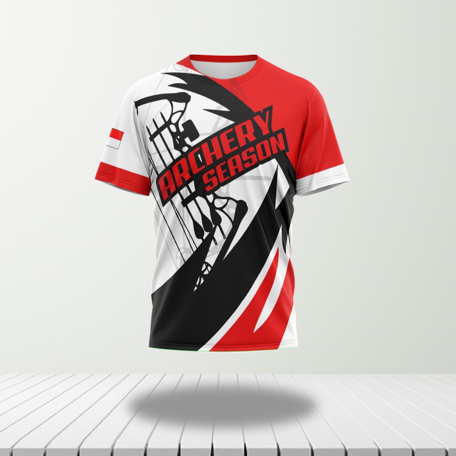 Jual Jersey Archery Indonesia Panahan Custom Full Printing Free Custom