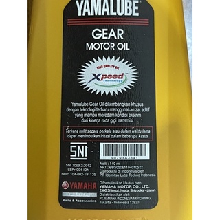 Jual OLI YAMALUBE GEAR OIL 140ml Shopee Indonesia