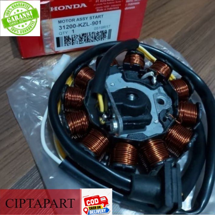 Jual SPULL STATOR COMP ASSY HONDA BEAT FI F1 INJECTION KODE KZL