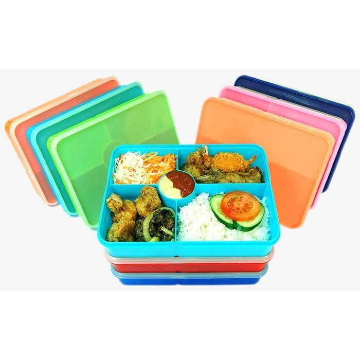 Jual Kotak Makan Melva Sekat 5 Rantang Catering Tempat Bekal Lunch