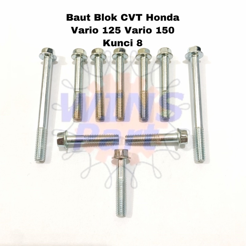 Jual Baut Blok Block Mesin Cvt Honda Vario Techno Dan Kunci