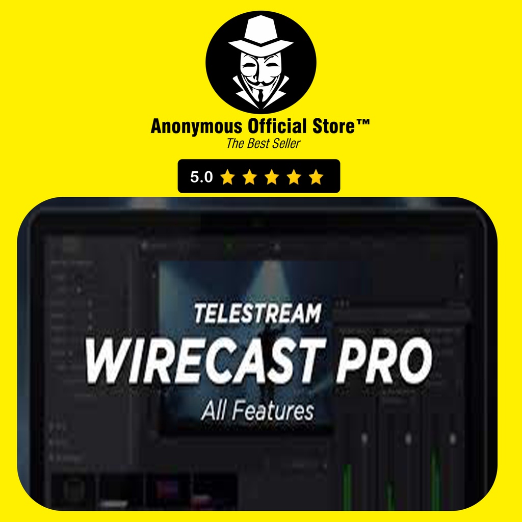 Jual PROGRAM TELESTREAM WIRECAST WIRE CAST LIVE STREAMING WINDOWS MAC