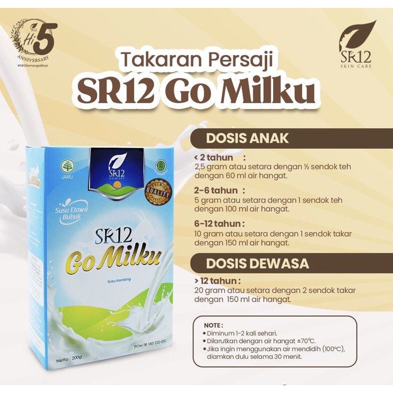 Jual Go Milku Sr Bpom Susu Kambing Shopee Indonesia