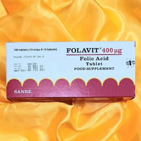 Jual Folavit Strip Tablets Folic Acid Shopee Indonesia