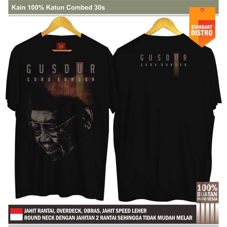 Jual Kaos Gus Dur Kaos Guru Bangsa Kaos Gusdurian Shopee Indonesia