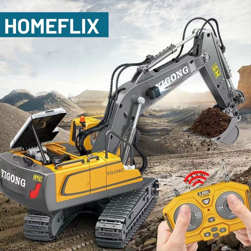 Jual Rc Excavator Ch Remote Control Excavator Ghz Alloy Rc Truk