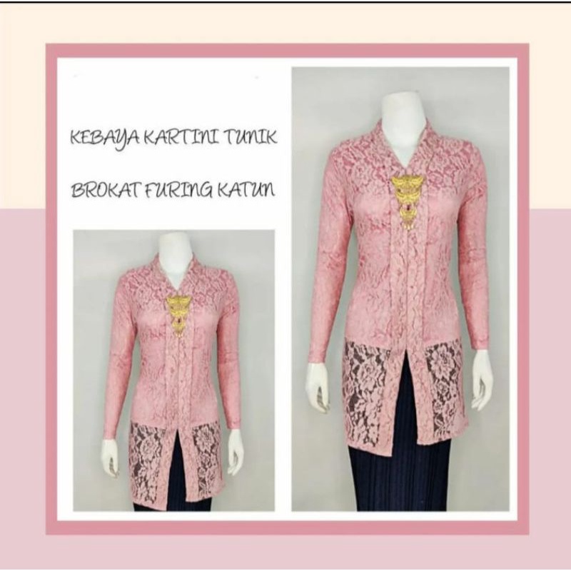 Jual Kebaya Kartini Brokat Indonesia Shopee Indonesia