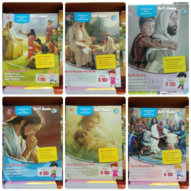 Jual Buku Pendidikan Agama Kristen Kelas 1 2 3 4 5 6 SD K13 Revisi BPK