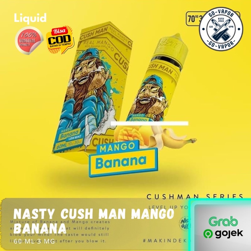 Jual Liquid Nasty Juice Cushman Mango Banana Mg Ml Shopee Indonesia