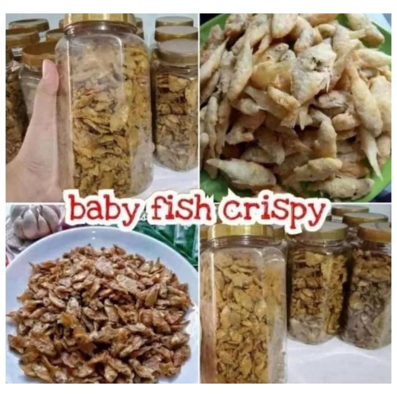 Jual Ikan Krispy Enak Kriuk Renyah Dan Gurih Baby Fish Crispy Toples