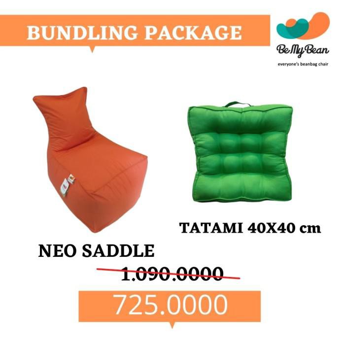 Jual Bemybean Beanbag Neo Saddle Parachute Free Tatami Abu Abu