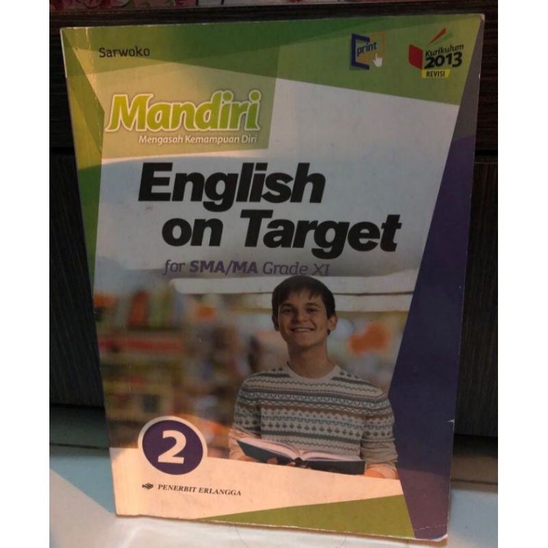 Jual Buku Paket Cetak Mandiri Bahasa Inggris English On Target Kelas 11