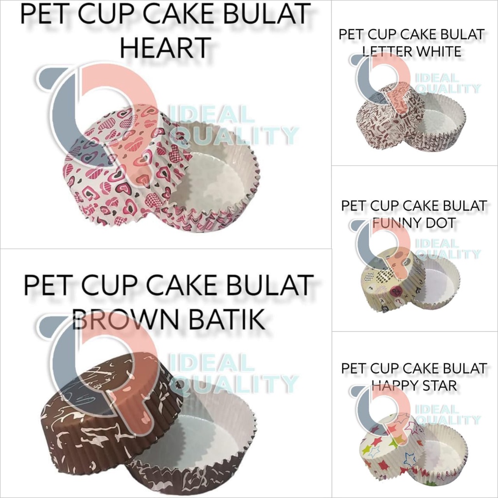 Jual Kertas Tatakan Kue Roti Paper Cup Cake Case Bulat Isi Pcs