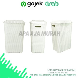 Jual Keranjang Baju Laundry Basket Club Club Rattan Basket Crb