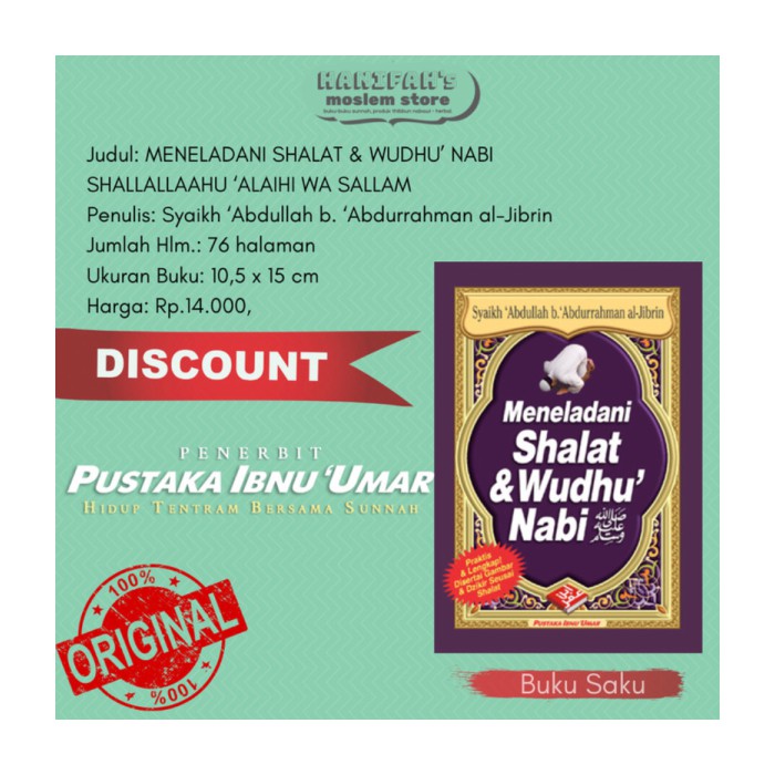 Jual Meneladani Shalat Dan Wudhu Nabi Tata Cara Sholat Pustaka Ibnu