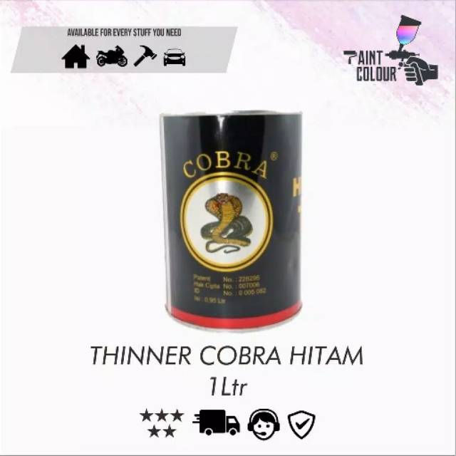 Jual Thinner Cobra Hitam High Gloss Liter Shopee Indonesia