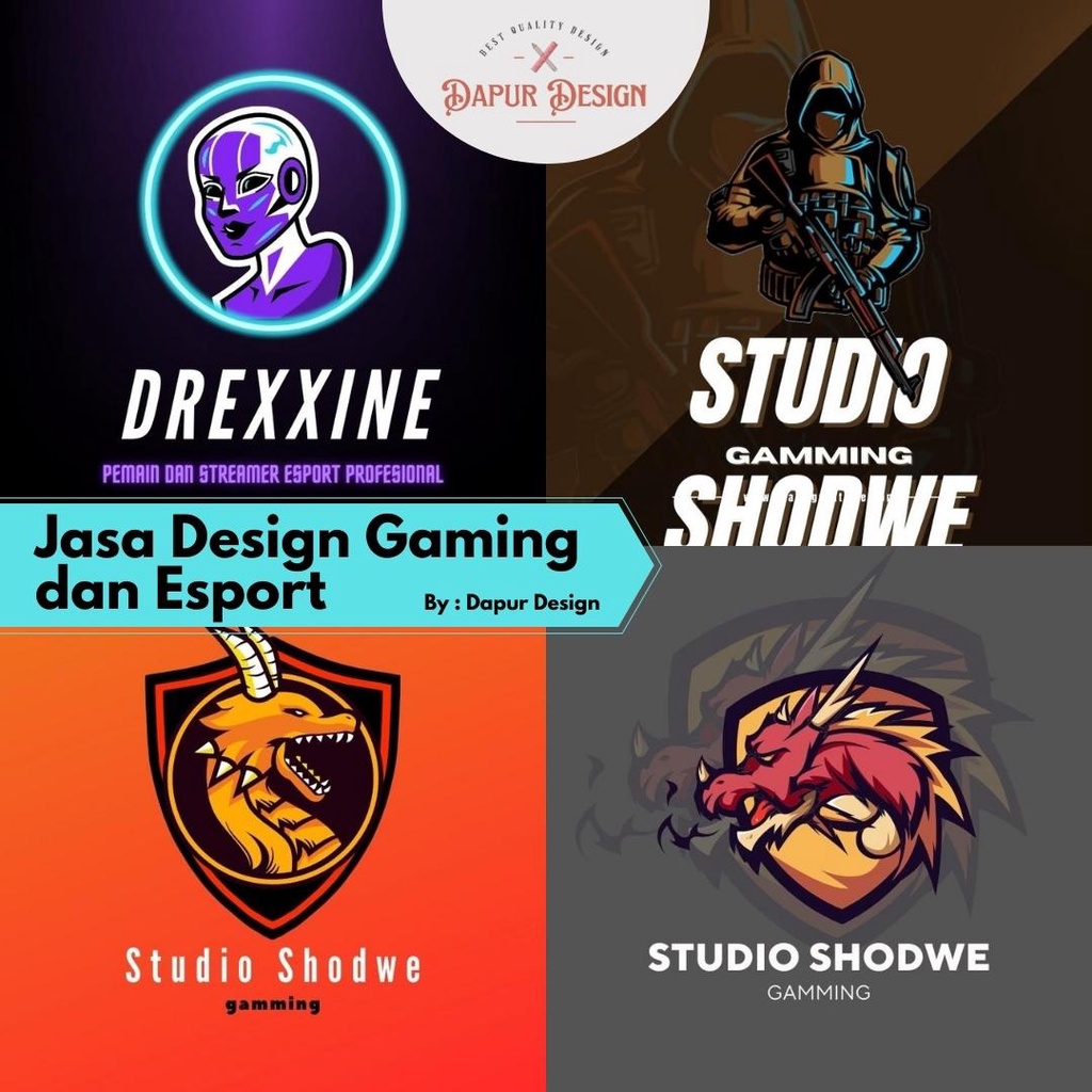 Jual Jasa Desain Logo Gaming Logo Esport Logo Squad Indonesia