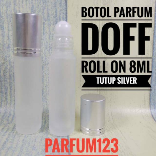 Jual Botol Parfum Roll On Ml Doff Silver Botol Oles Minyak Wangi