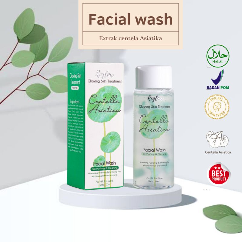 Jual Reglow Face Wash Centella Asiatica Foam Centella Asiatica Shopee