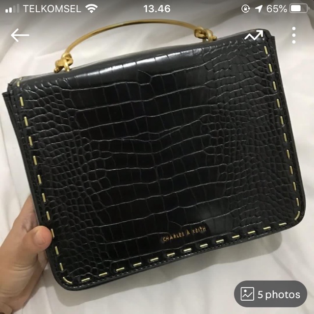 Jual Charles And Keith Croco Bag Shopee Indonesia