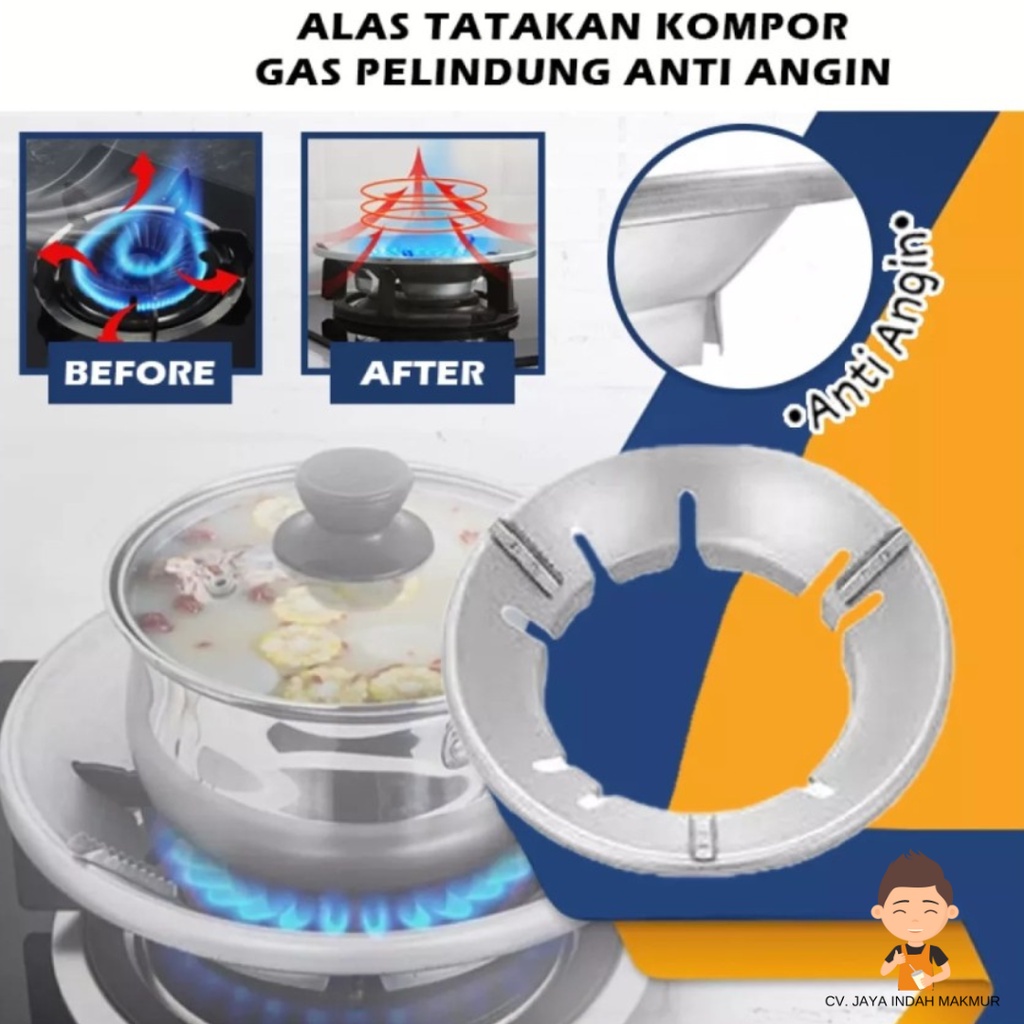 Jual Alas Tatakan Cover Kompor Gas Portable Pelindung Anti Angin Dan