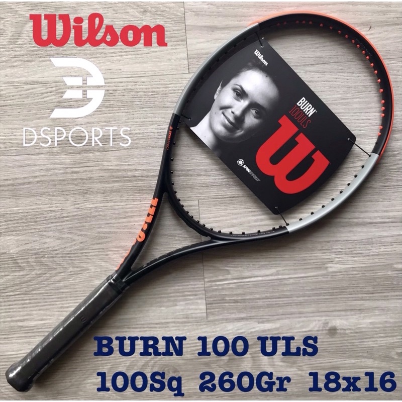 Jual Wilson Burn Ls V G Uls Racket Tennis Tenis