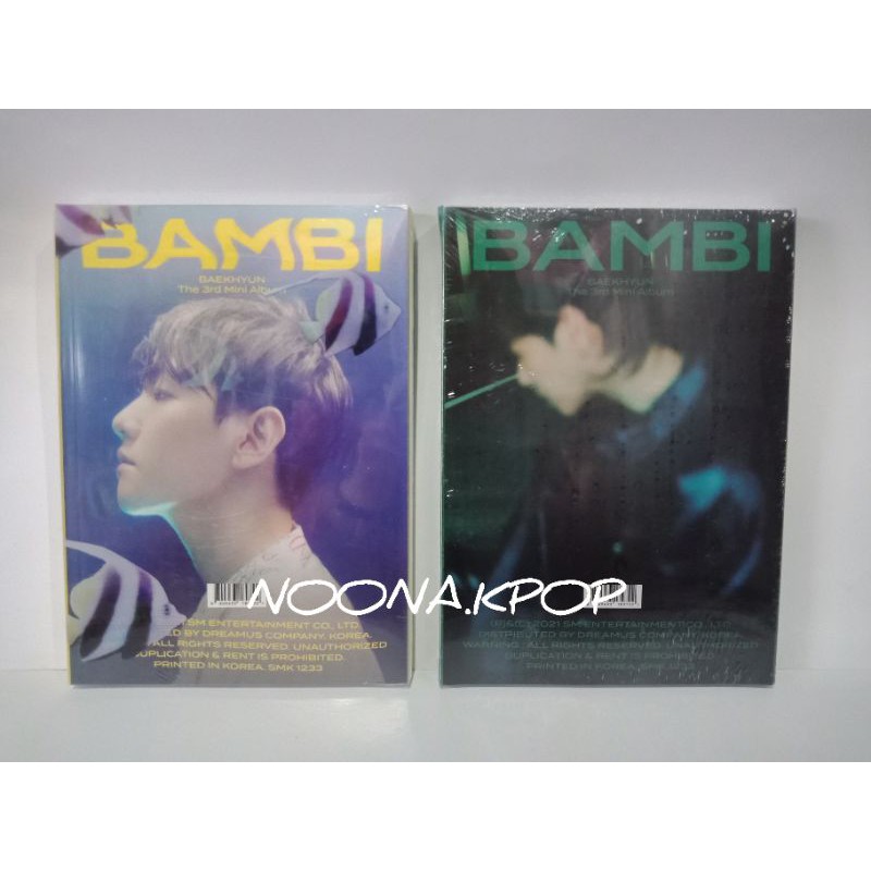 Jual Baekhyun Rd Mini Album Bambi Photobook Ver Shopee Indonesia