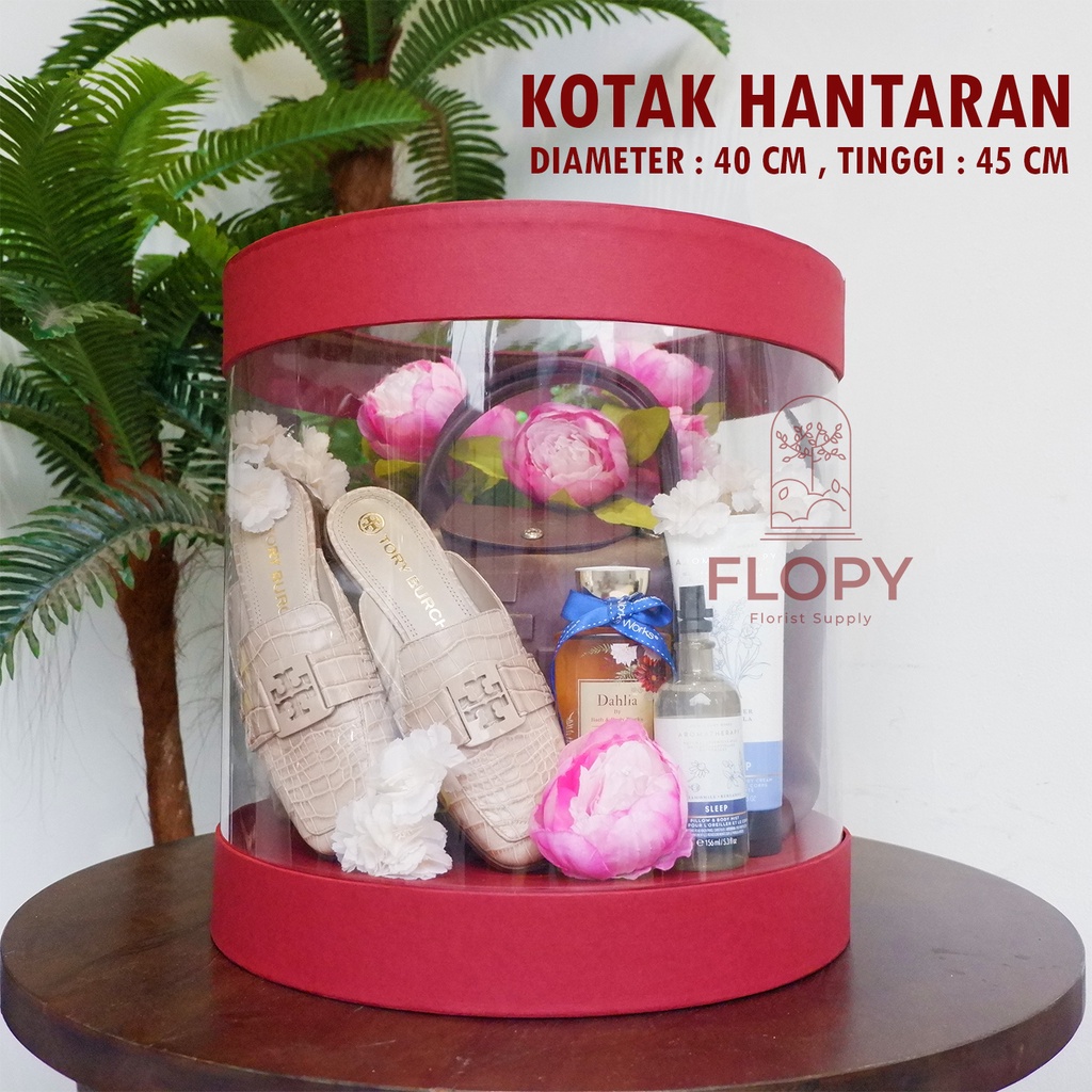 Jual Bloom Box Mika Besar Hantaran Mahar Sangjit Kotak Mika Kado