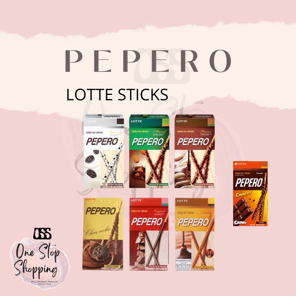 Jual Bpom Lotte Pepero Stick Pepero Korean Sticks Biscuit Almond