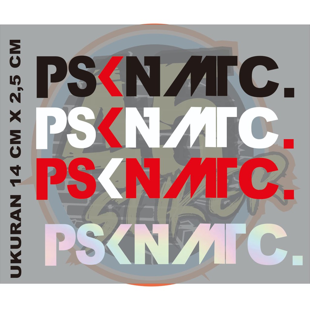 Jual Sticker Cutting Psknmtc Pasukan Matic Shopee Indonesia