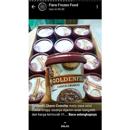 Jual Goldenfil Choco Crunchy Shopee Indonesia