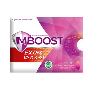 Jual Imboost Extra Vit C D Fc Kaplet Strip Isi Kaplet Shopee