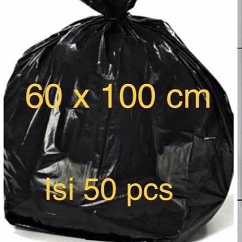 Jual Plastik Kantong Sampah Hitam Tebal Trash Bag Ukuran X Cm Isi