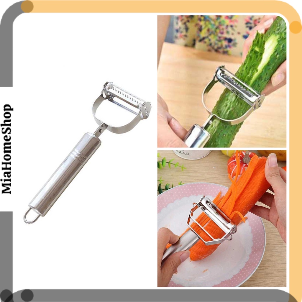 Jual Peeler Buah Dan Sayur Stainless Steel Multifungsi Shopee Indonesia