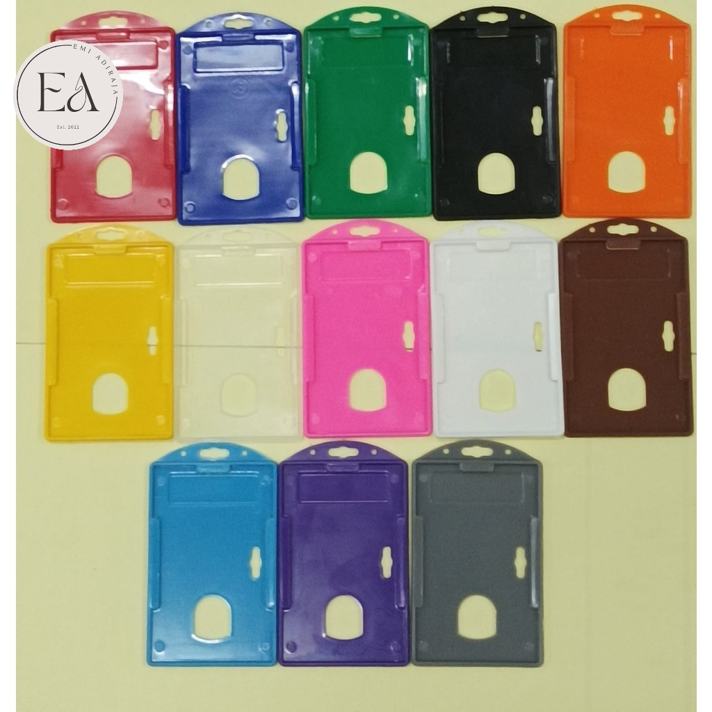 Jual Frame Casing ID Card Name Tag Holder PLASTIK Shopee Indonesia